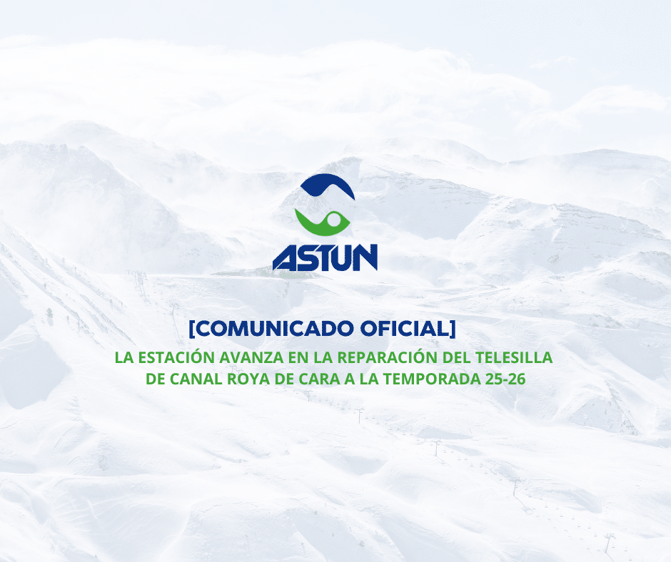 La estación avanza en la reparacion del telesilla de Canal Roya