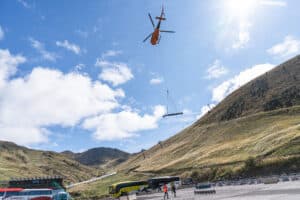 Avances en la reparación del telesilla de Canal Roya